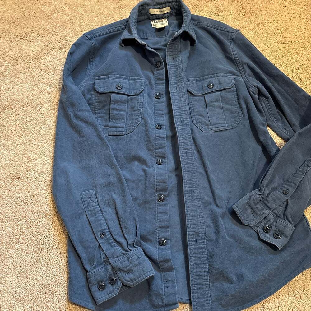 Men's 1912 Field Flannel Shirt, Slightly Fitted Untucked Fit, - Picture 3 of 6
